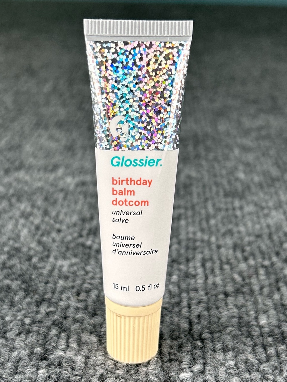 Glossier Balm Dotcom Lip Balm & Skin Salve in BIRTHDAY 🎂 Full Size NWOB
